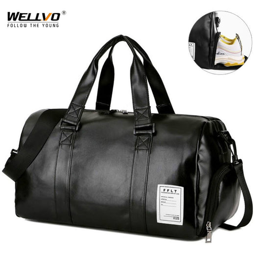 WELLVO Vintage Duffel Bag